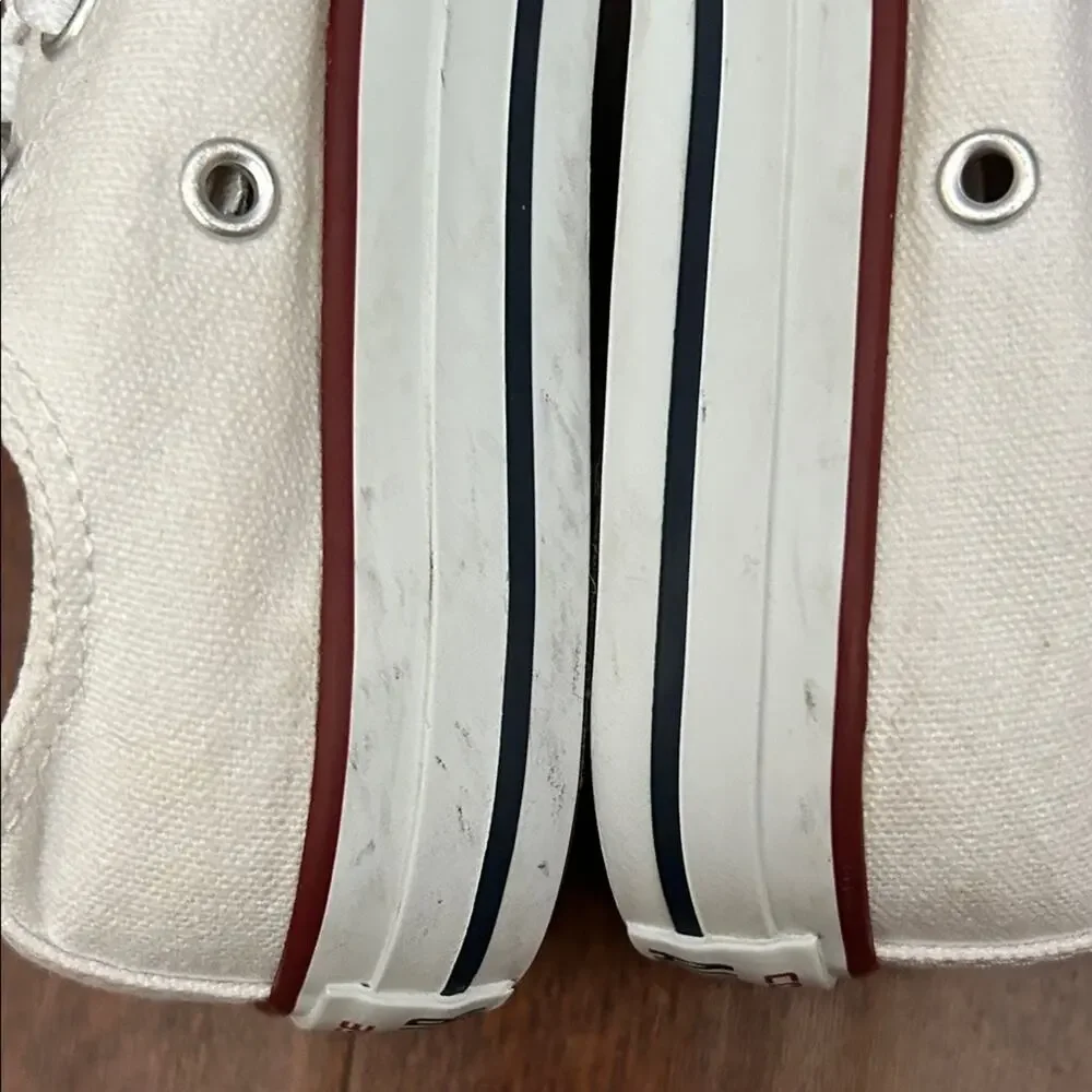 Classic Converse Chuck Taylor All Star White Kids Sneakers, Size 12.5